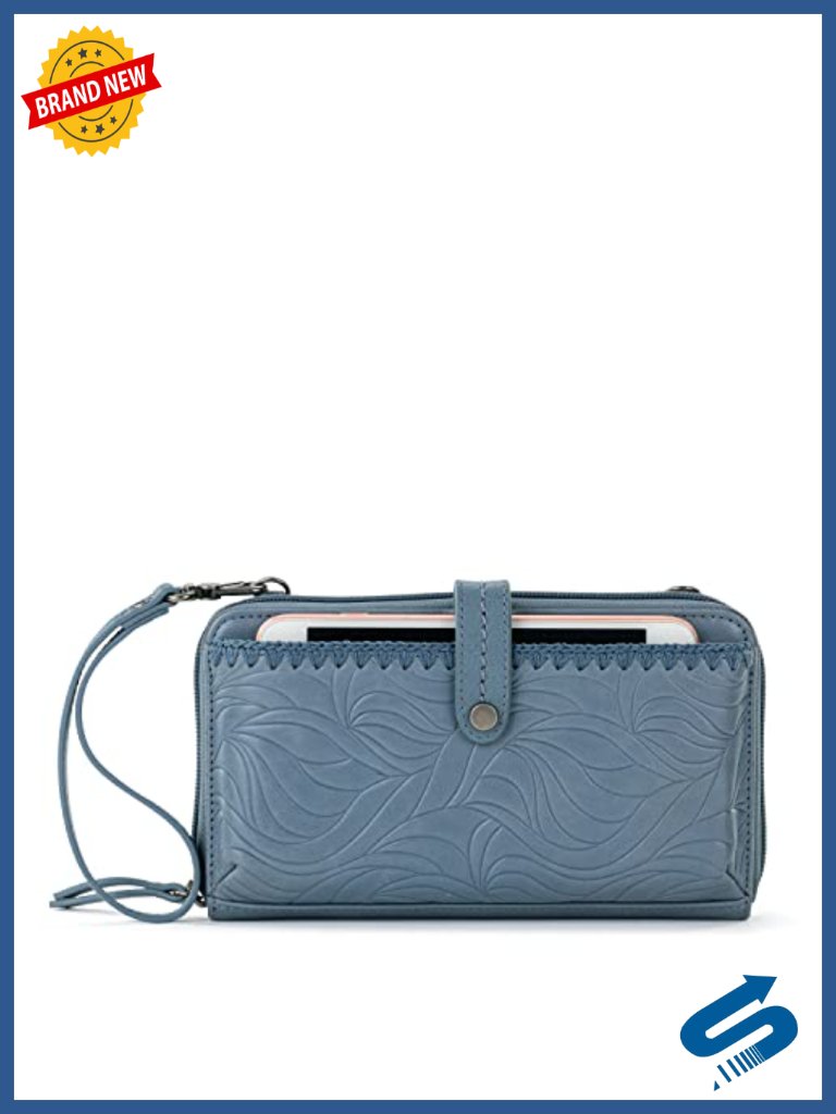 The Sak Crossbody Smartphone Bag Wristlet Style Leather Purse